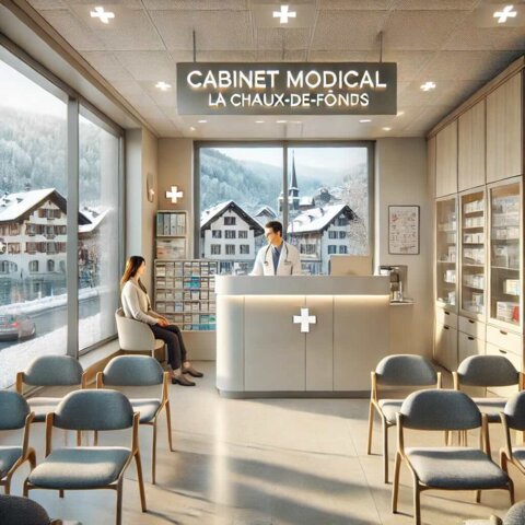 Cabinet médical à remettre pour début année 2026 à La Chaux-de-Fonds